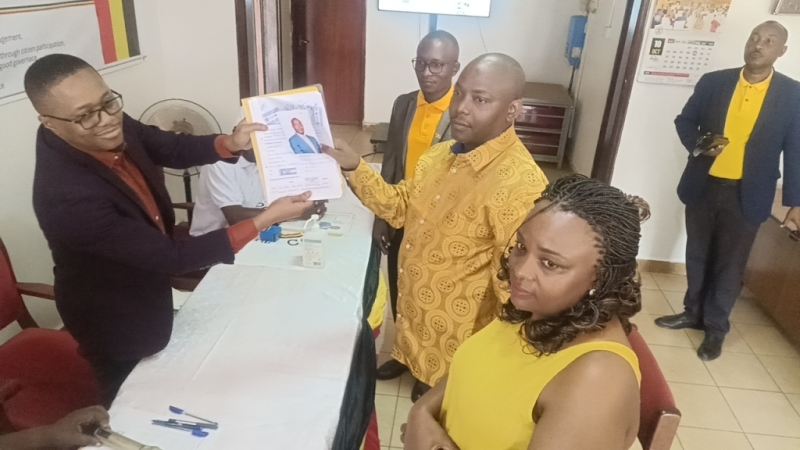 Hon Ronald Kibuule after being nominated to contest as MP Candidate for Mukono North.